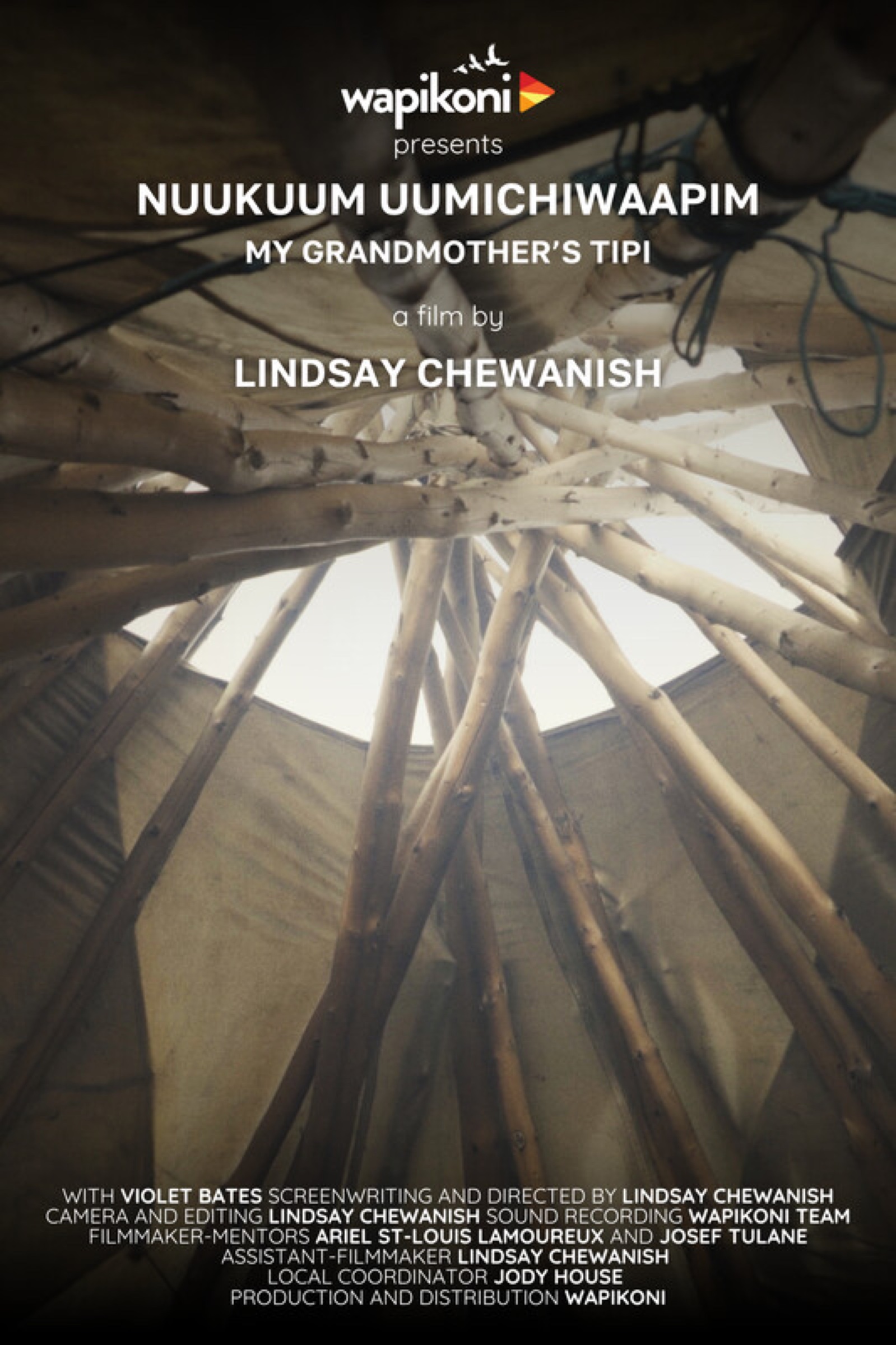 Affiche du film Nuuhkuum uumichiwaapim / Le tipi de ma grand-mère